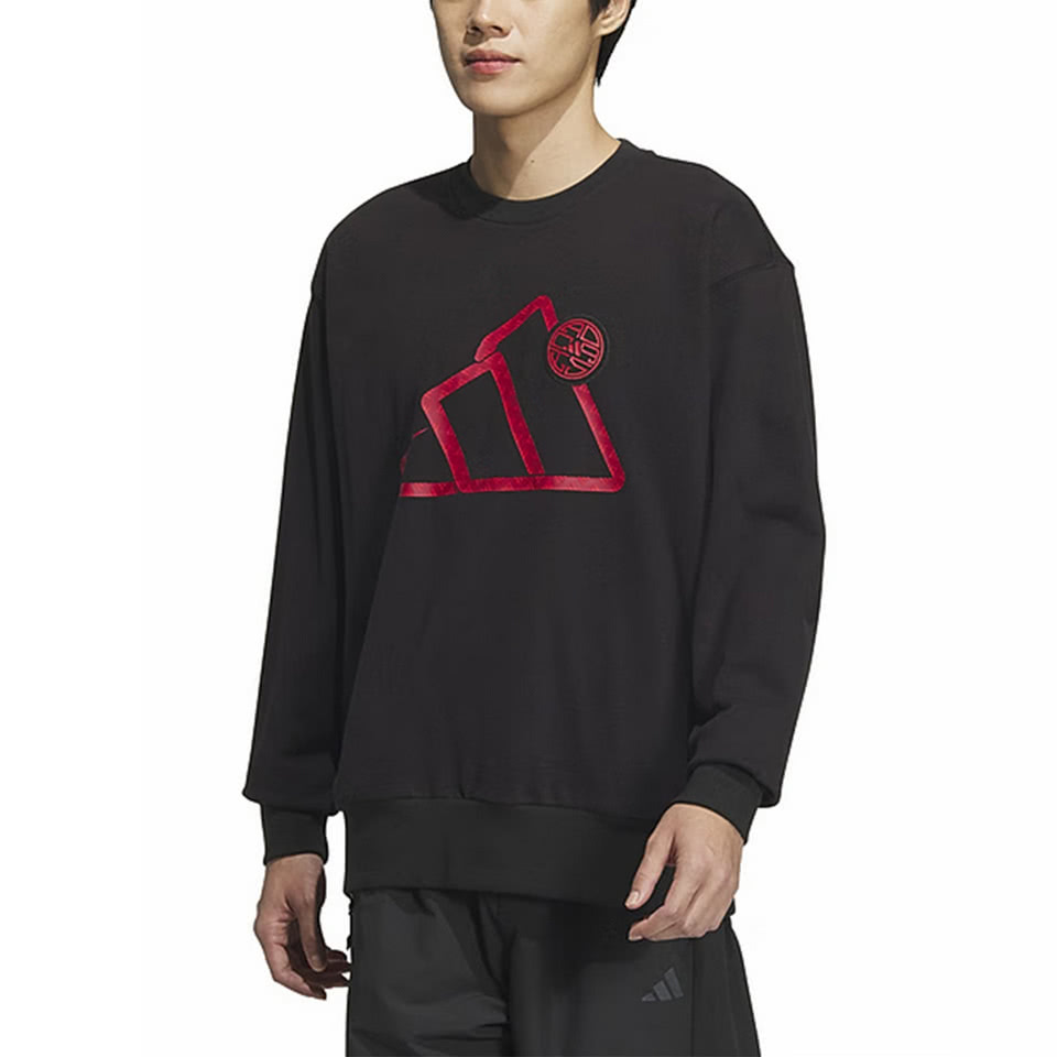 adidas 愛迪達 圓領長袖T恤 運動 休閒 CNY新品 