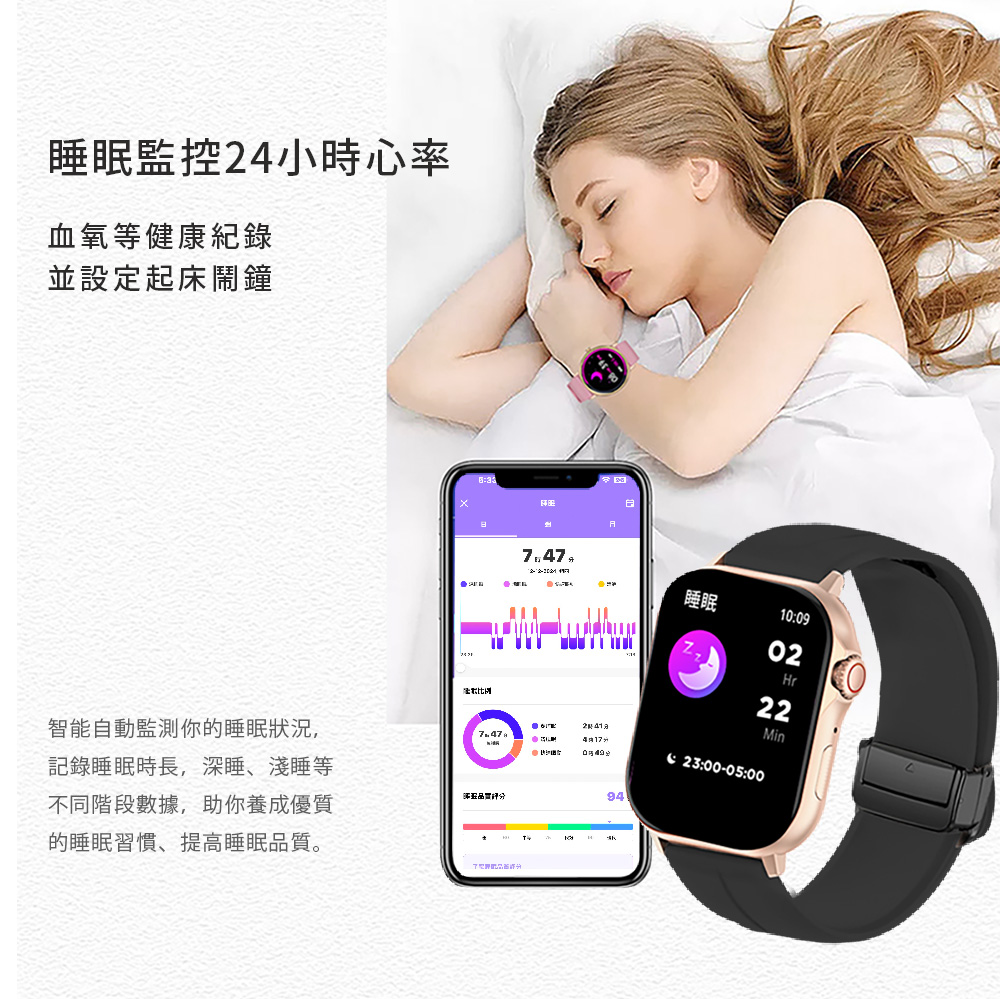 智能自動監測你的睡眠狀況,
