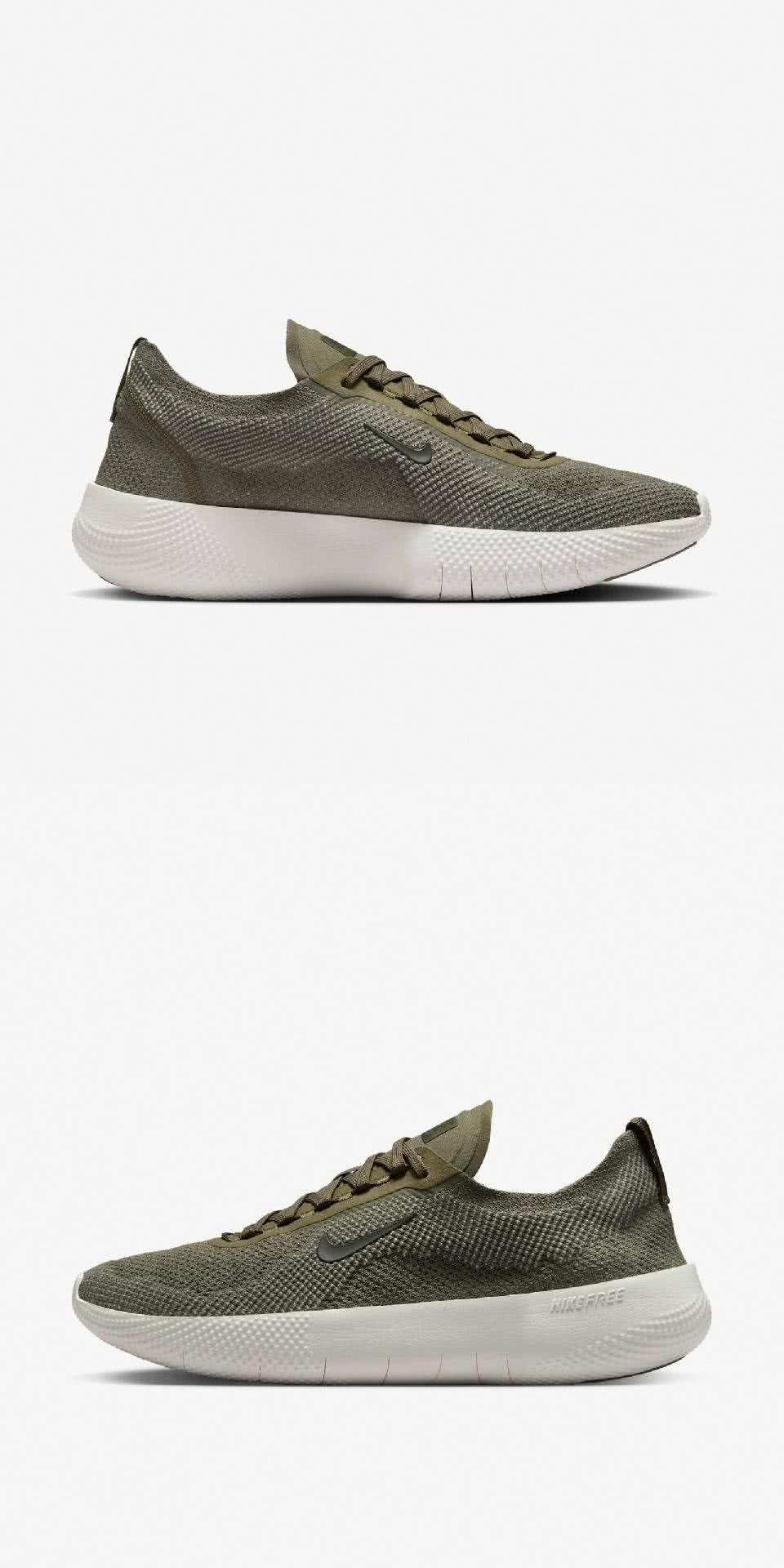 NIKE 耐吉 慢跑鞋 Free 2025 男鞋 橄欖綠 白