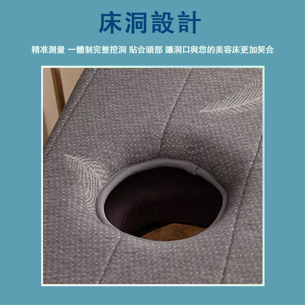 臻品購 可折疊美容乳膠床墊 推拿按摩床墊 SPA按摩墊(帶洞