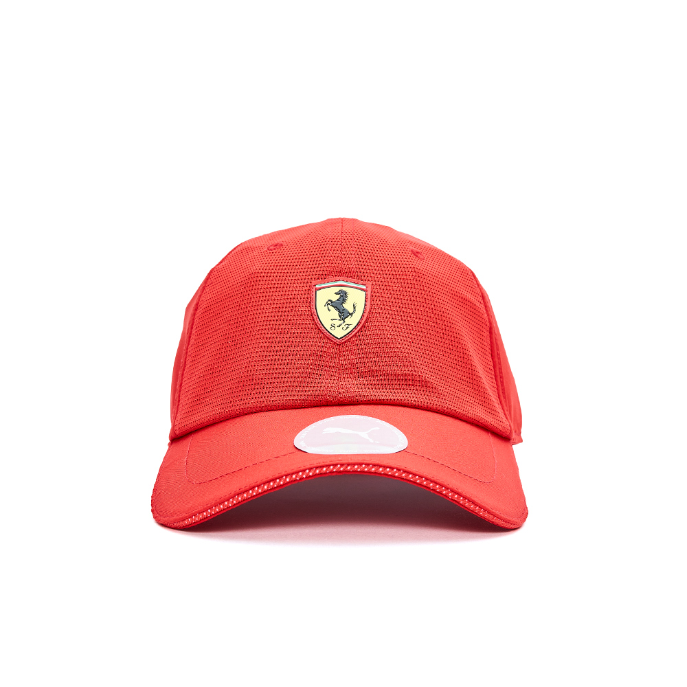 PUMA Ferrari Race系列 紅色 運動帽 遮陽帽