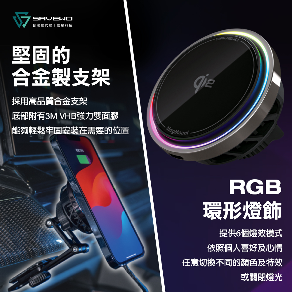 底部附有3M VHB強力雙面膠