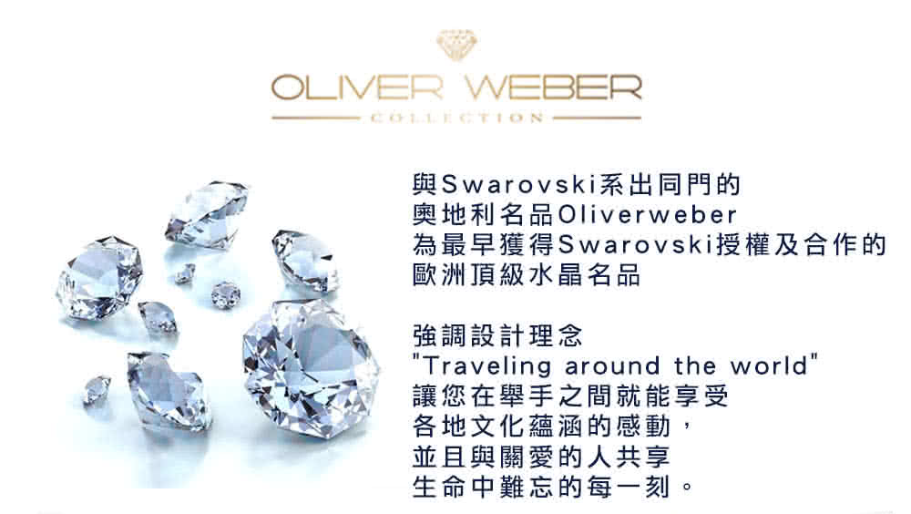 OLIVER WEBER 帝王斑蝶別針/ 胸針 蝴蝶別針 鋯