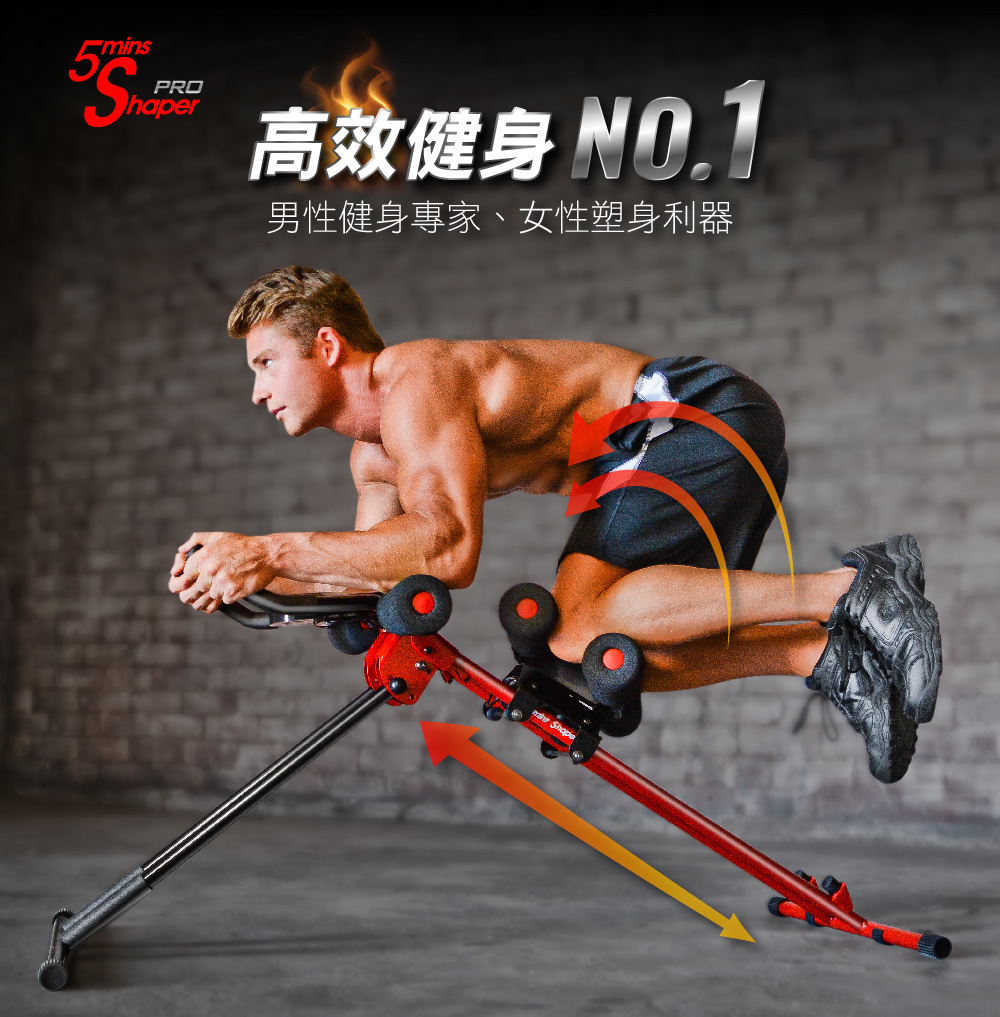 Side Shaper Pro 美國版 五分鐘健腹器終極火焰