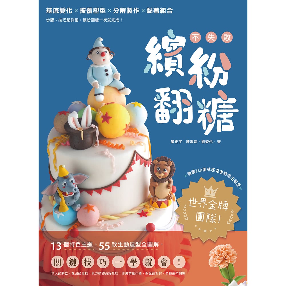 【momoBOOK】世界金牌團隊！不失敗繽紛翻糖：13個特色