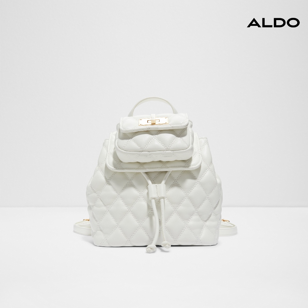 ALDO OCAELI-時尚經典菱格造型後背包-女包(白色) ALDO OCAELI-時尚經典菱格造型後背包-女包(白色)