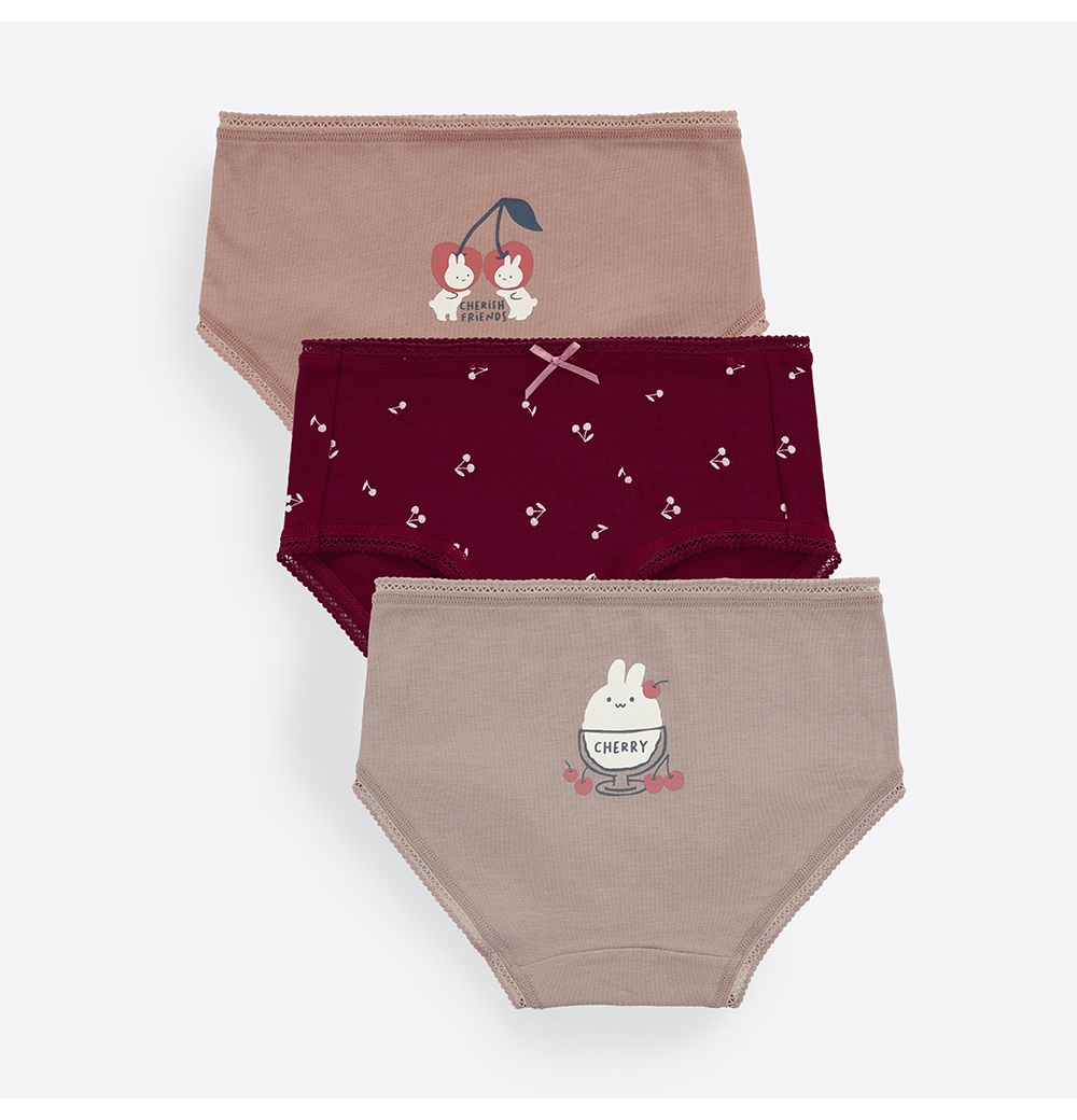 Anden Hud 160 女童三入組_ 抗菌系列．球球緊帶