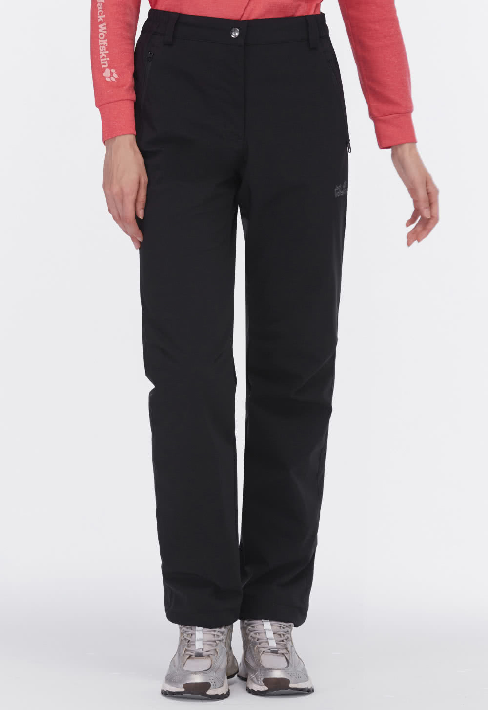 Jack wolfskin 飛狼 女 防潑水防風保暖休閒長褲