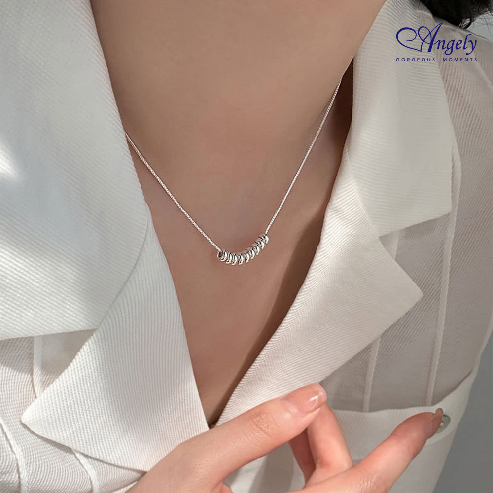 Angely 簡約時尚轉運珠純銀項鍊 推薦 Angely 簡約時尚轉運珠純銀項鍊 推薦