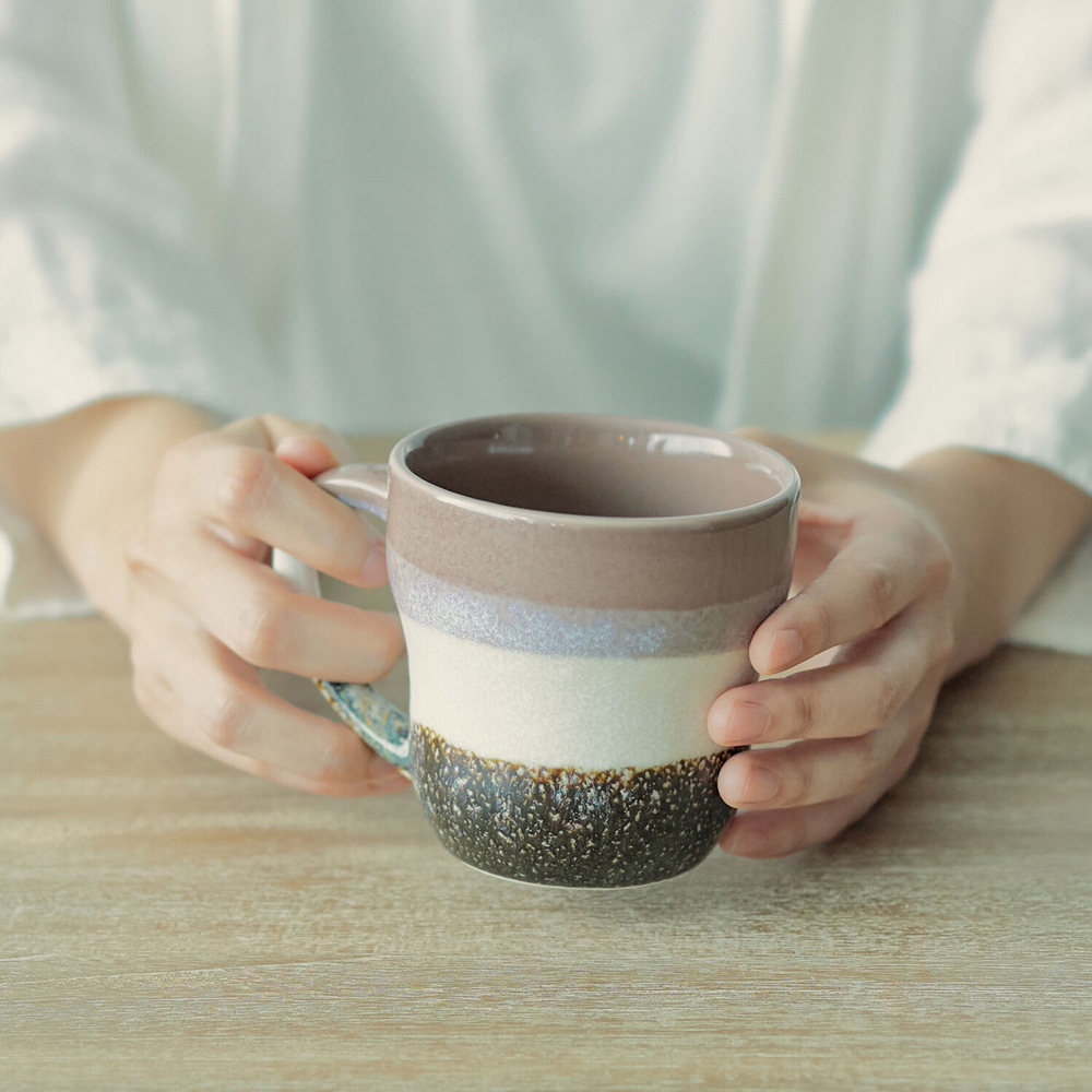 美濃燒 日本製 Glaze works 現代懷舊漸層釉色馬克
