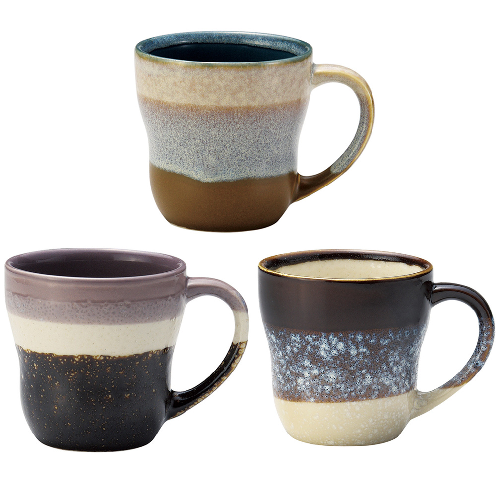 美濃燒 日本製 Glaze works 現代懷舊漸層釉色馬克