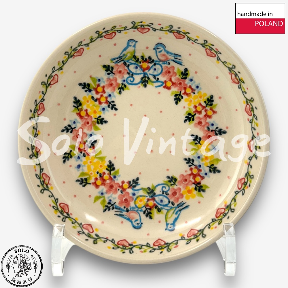 SOLO 波蘭陶 Vena 波蘭陶 16CM 深圓盤 鳥語綿
