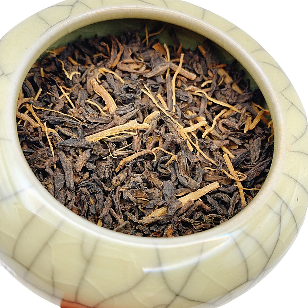 寶堂人文 人蔘宮廷熟普小茶倉(熟茶 散茶 普洱 猛海 沱茶)