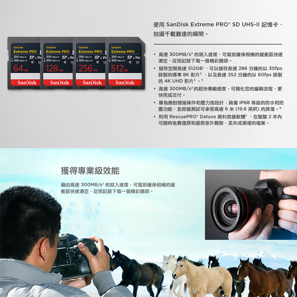 SanDisk 晟碟 Extreme PRO UHS-II 