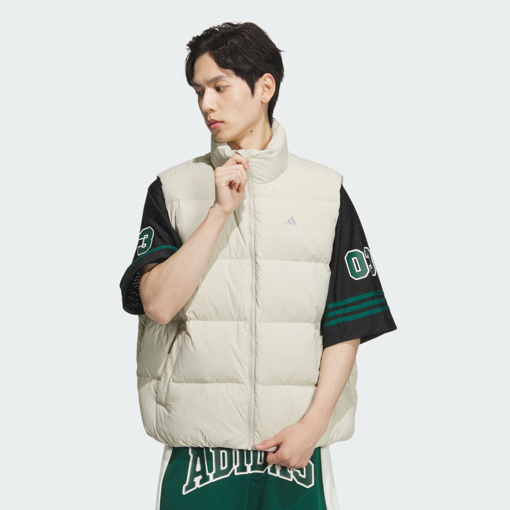 adidas 愛迪達 羽絨背心 男款 運動 保暖 BB AC