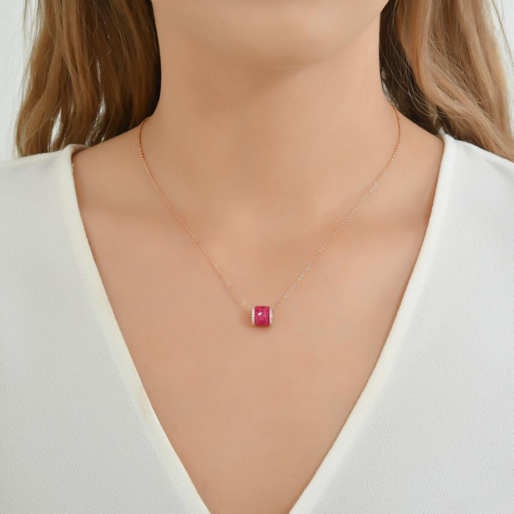 Roberto Bravo 無邊鑲嵌系列｜粉色三層轉輪玫瑰金