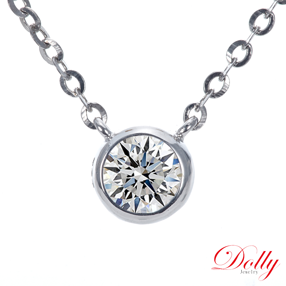 DOLLY 0.15克拉 F/VS2 完美車工18K金鑽石項