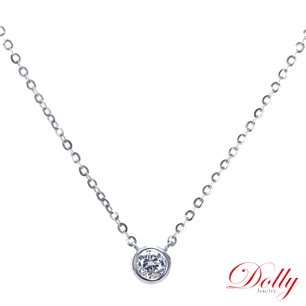 DOLLY 0.15克拉 F/VS2 完美車工18K金鑽石項
