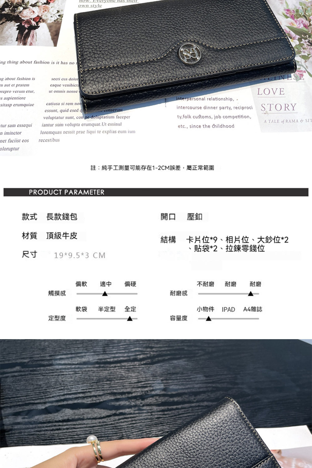 註純手工測量可能存在12CM誤差,屬正常範圍