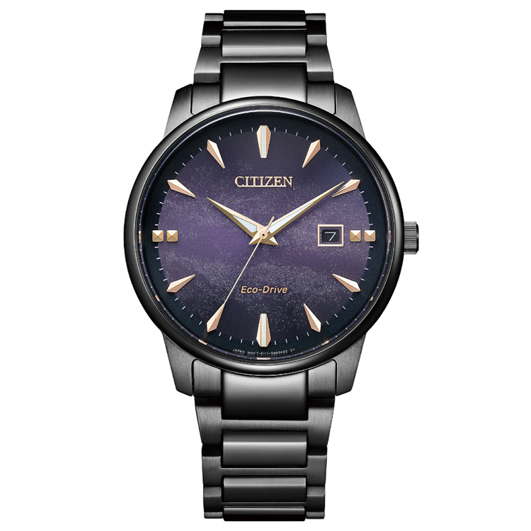 CITIZEN 星辰 PAIR 廣告款紫夜星河時尚光動能對錶