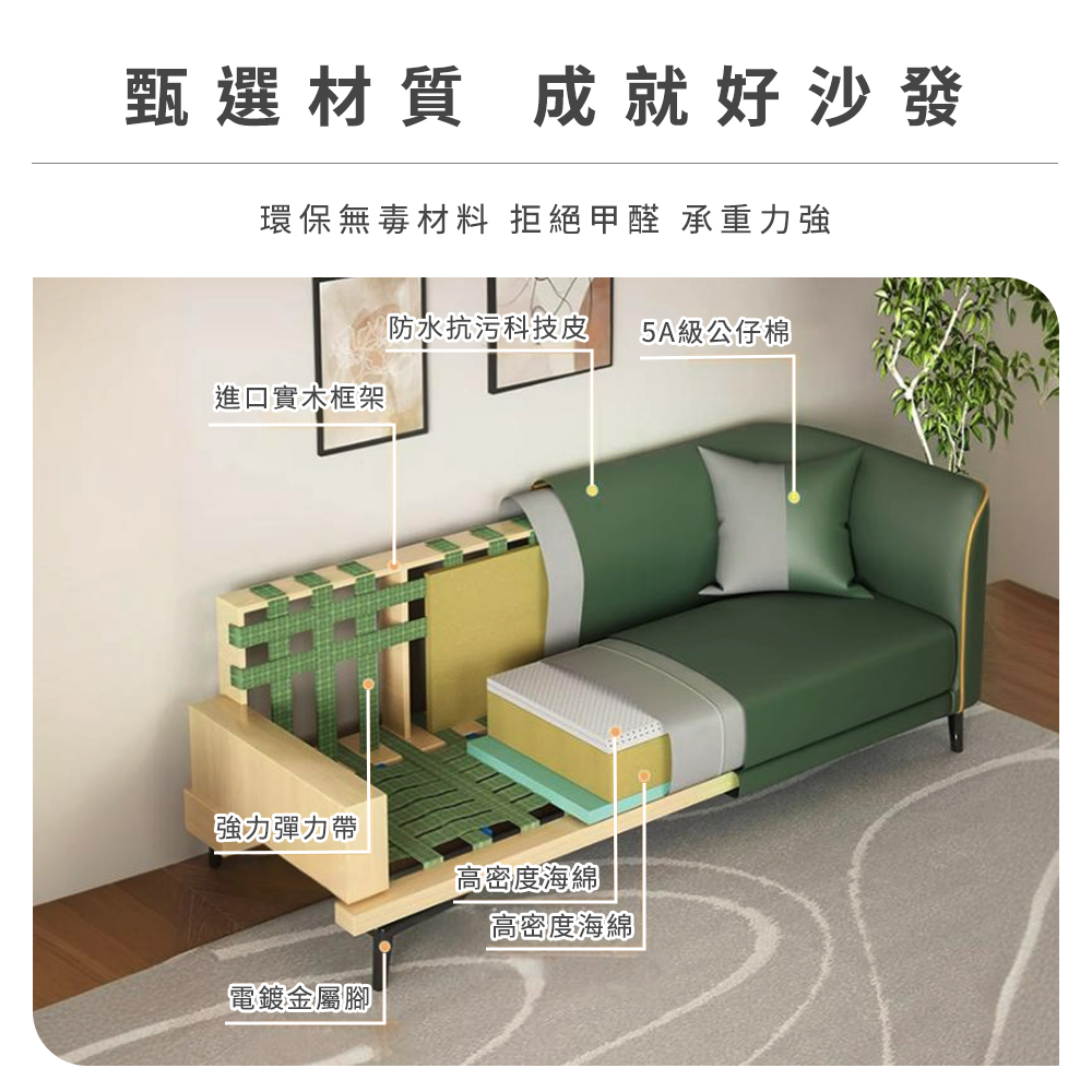 傢俱王 三人沙發 房間沙發 小型沙發 租房 3人沙發 皮革沙