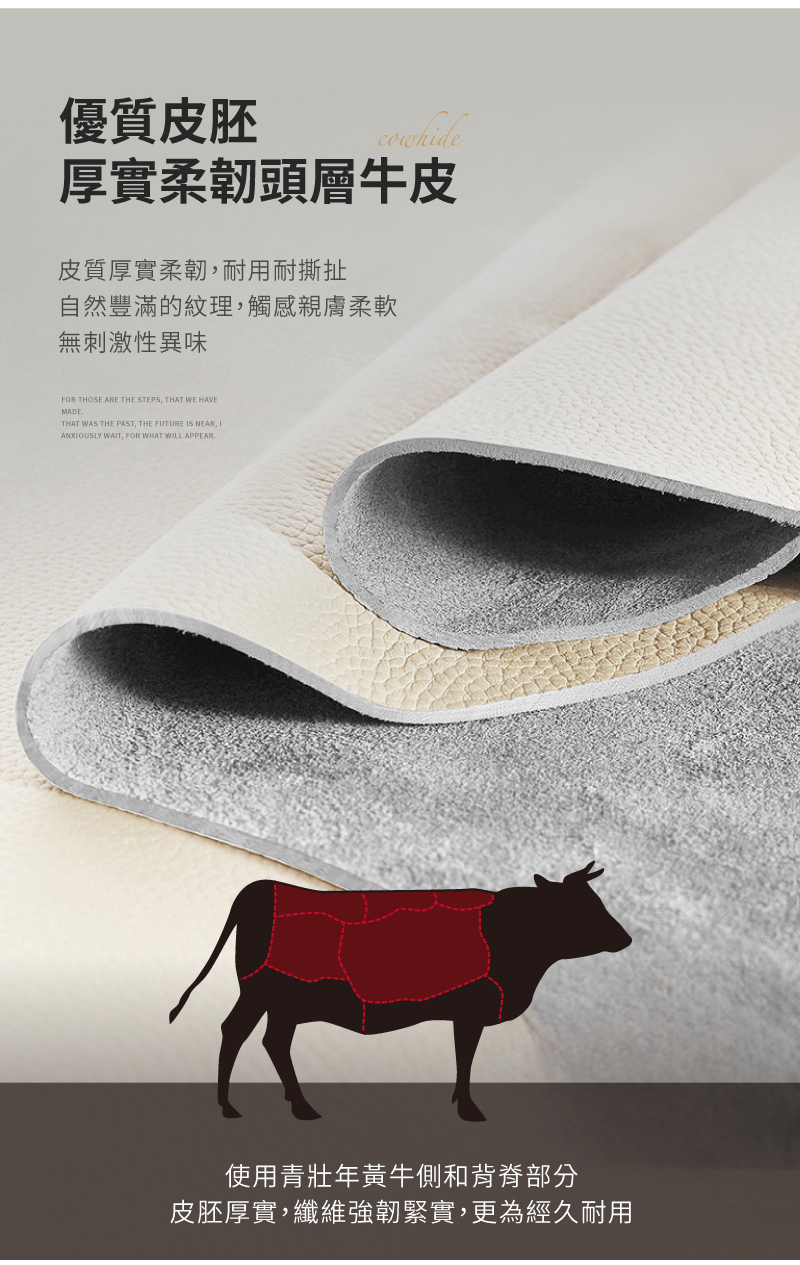 IDEA 波賽大象耳牛皮高回彈6尺雙人床架190CM(房間組