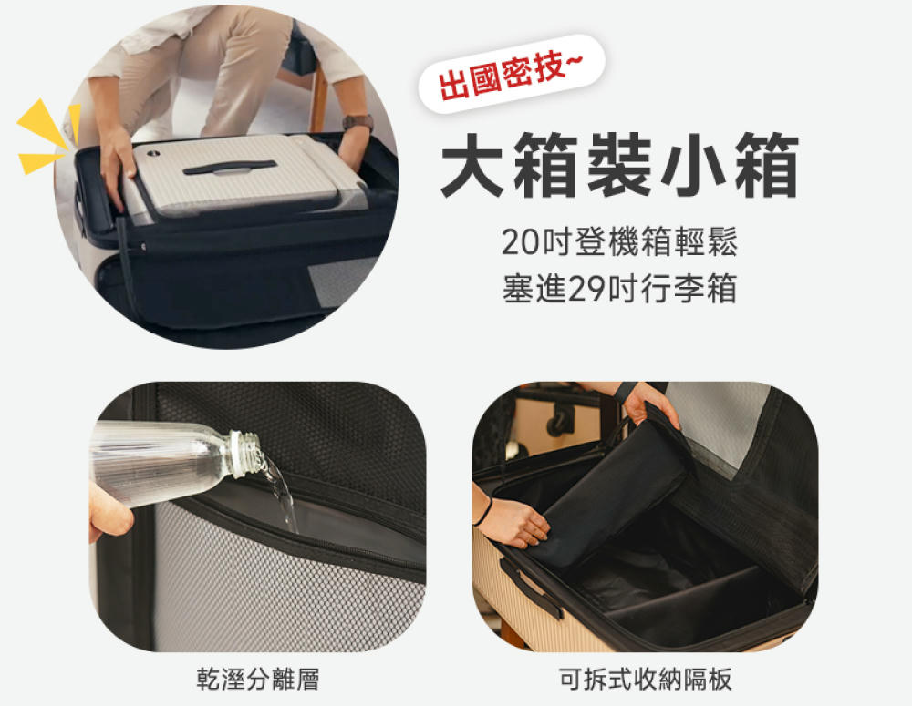 20吋登機箱輕鬆