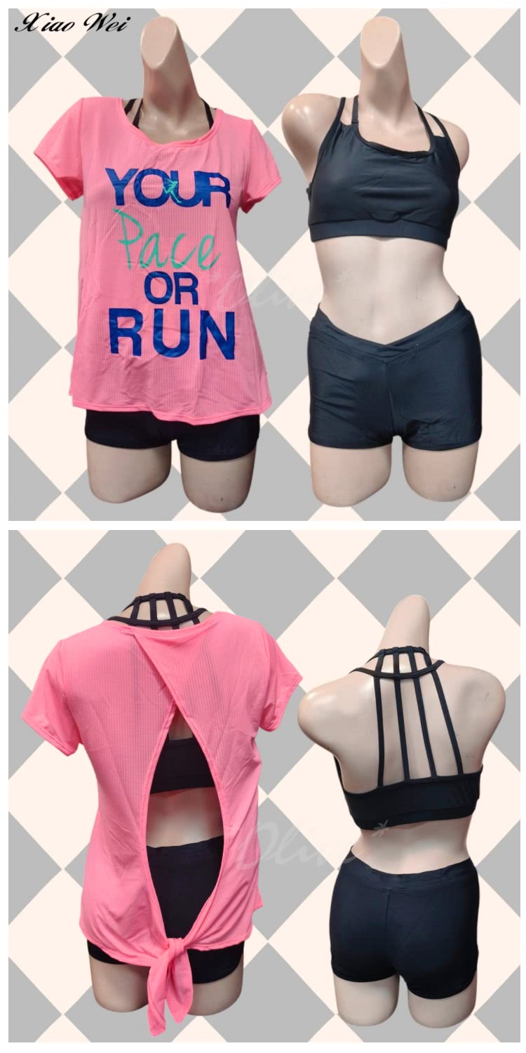 SARLEE 沙麗 流行大女三件式短背心泳裝(NO.1131