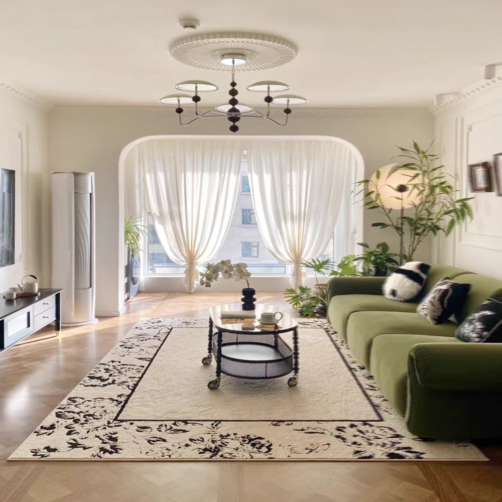 皇家伯爵旗艦店 地毯 法式中古地毯 茶幾沙發毯160CM×3