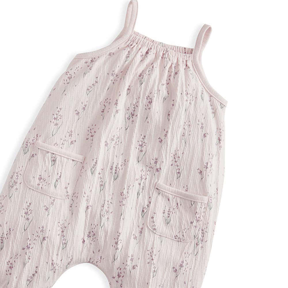 Mamas & Papas 穗花薰衣草-細肩帶連身寬褲(5種