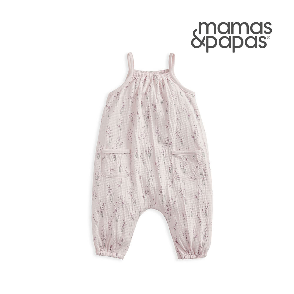 Mamas & Papas 穗花薰衣草-細肩帶連身寬褲(5種