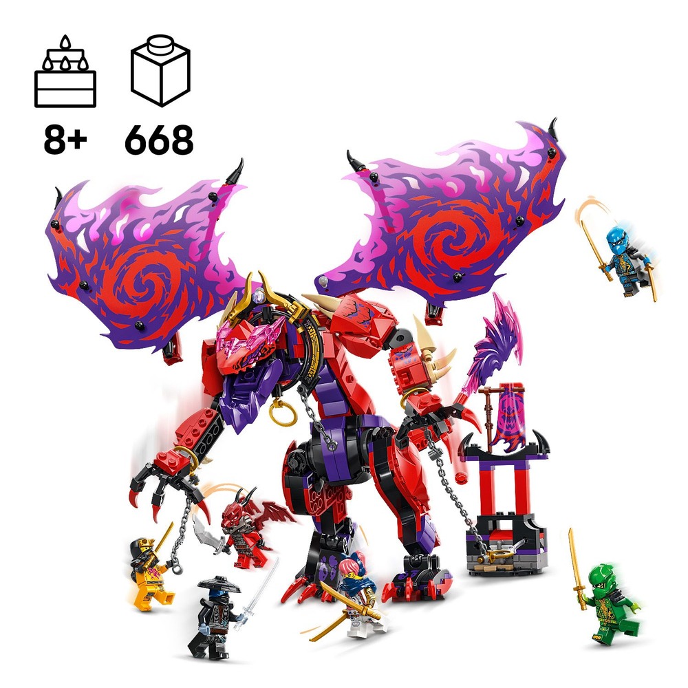 LEGO樂高】旋風忍者系列71832 混沌龍雷牙｜屏東市｜Global Mall 環球Online