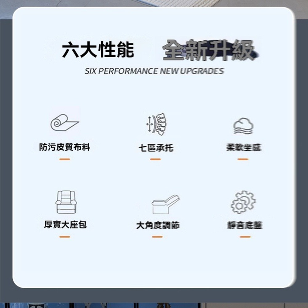 港維斯旗艦店 固定 貓抓皮 五檔調節(電腦椅 懶人沙發 頭等