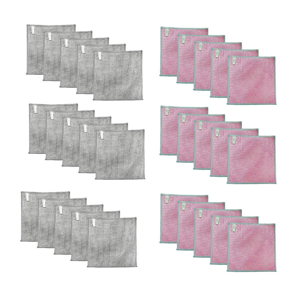 水摩爾 銀絲椰殼雙面清潔布 30入組(鋼絲球升級版) 推薦