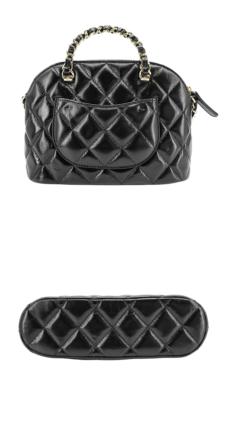 CHANEL 香奈兒 展示品 Matelasse 亮面羊皮淡