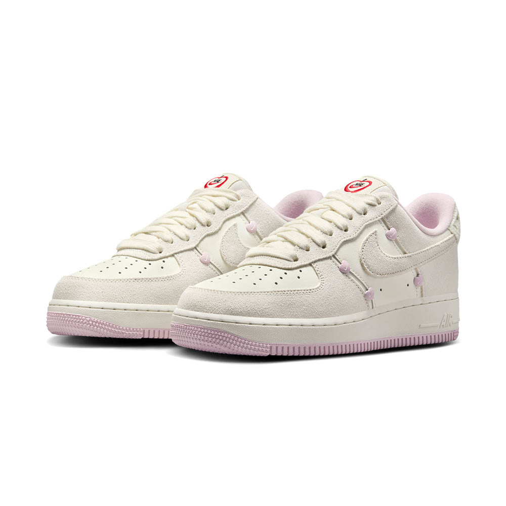 NIKE 耐吉 Air Force 1”07 L 女鞋 粉白