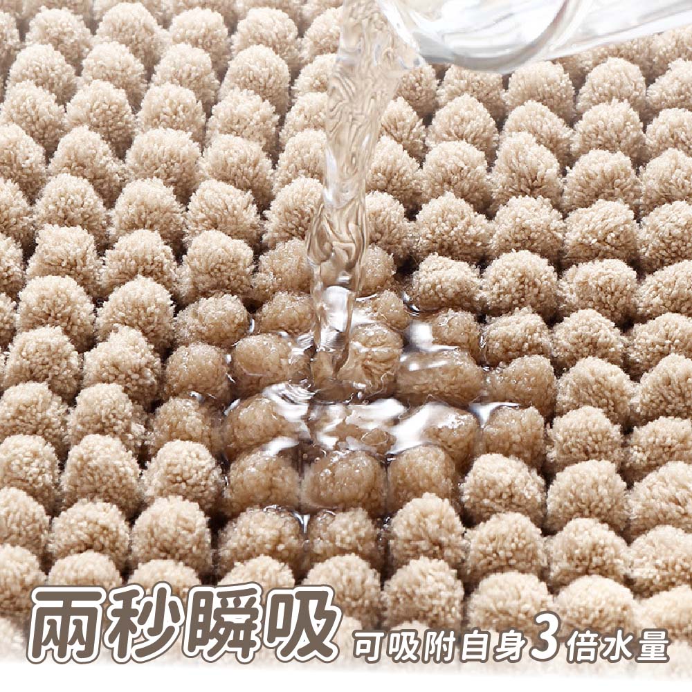 凡尼塔 顆粒雪尼爾吸水地墊(40*60cm 浴室 止滑 防滑