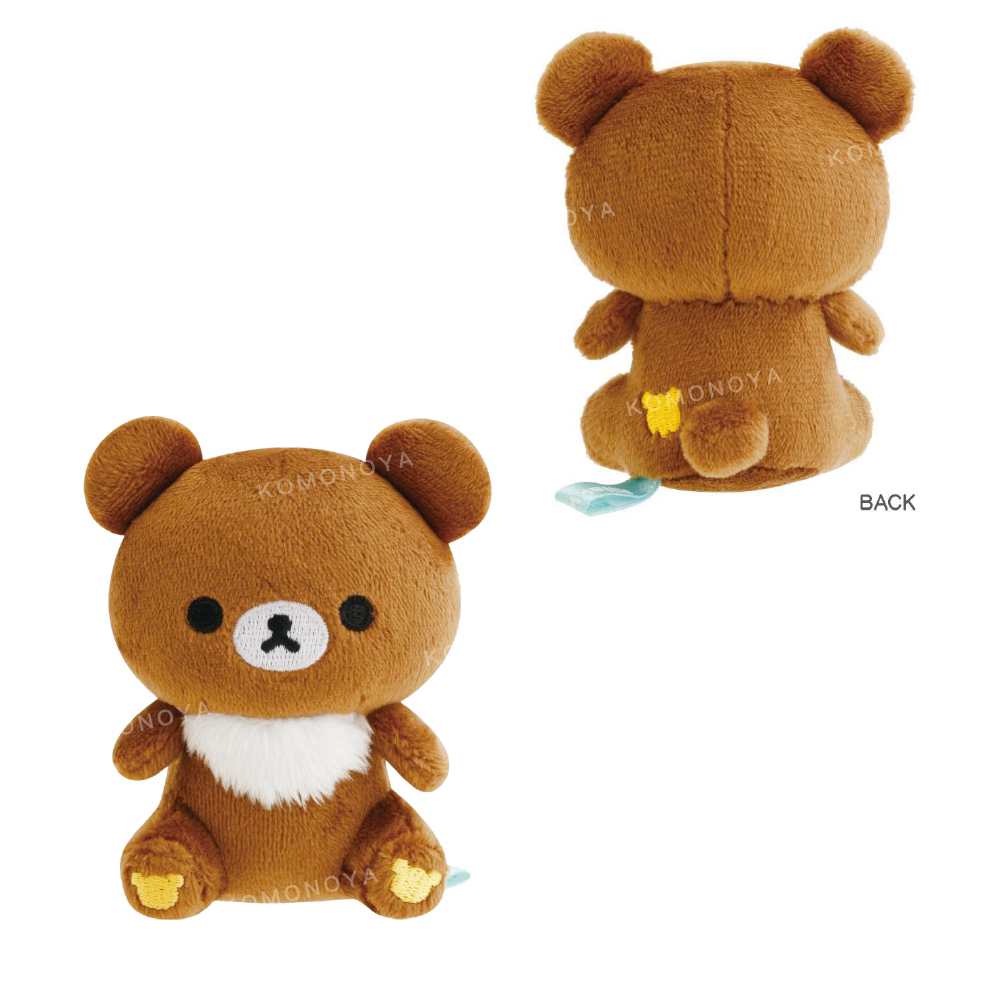 小禮堂 San-X 小黃雞 蜜茶熊 迷你絨毛玩偶(平輸品)優