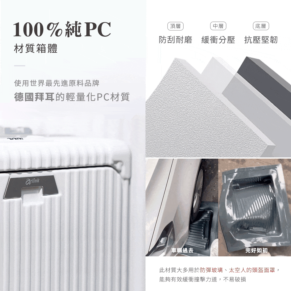 此材質大多用於防彈玻璃、太空人的頭盔面罩,