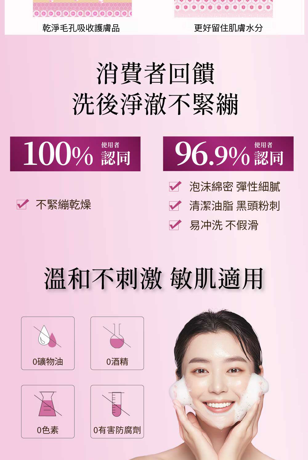 溫和不刺激 敏肌適用