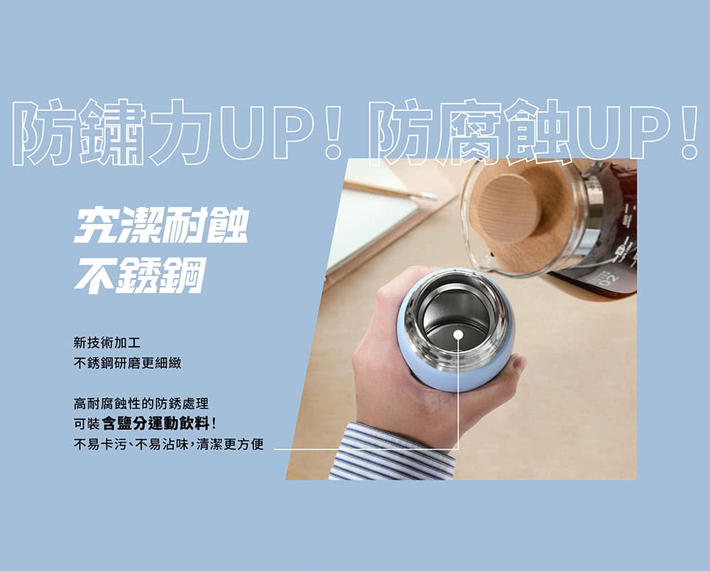 不易卡污、不易沾味,清潔更方便