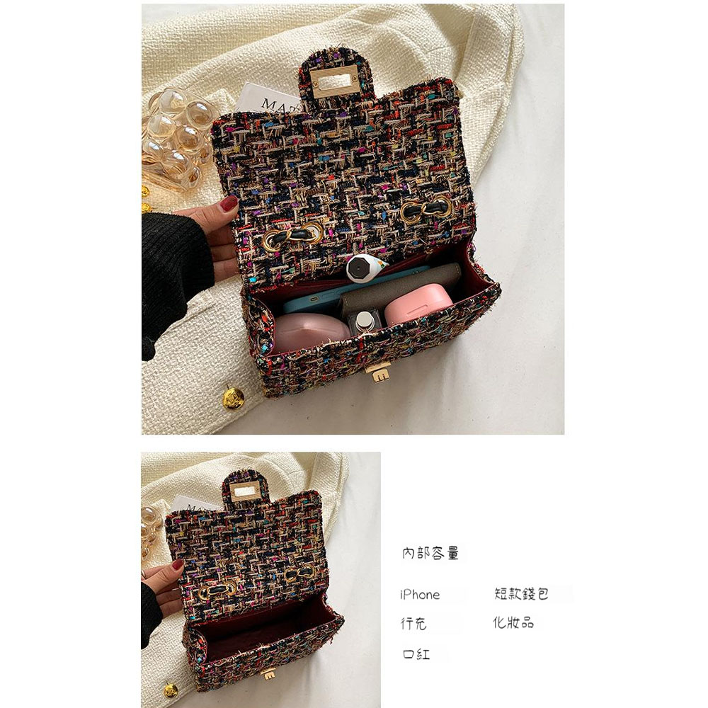 內部容量 行充 口紅 短款錢包 化妝品