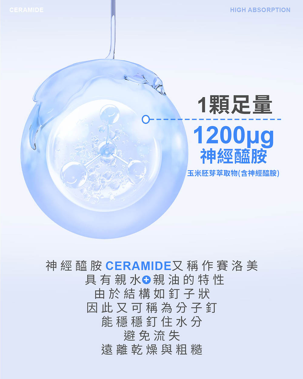 神經醯胺 CERAMIDE又稱作賽洛美