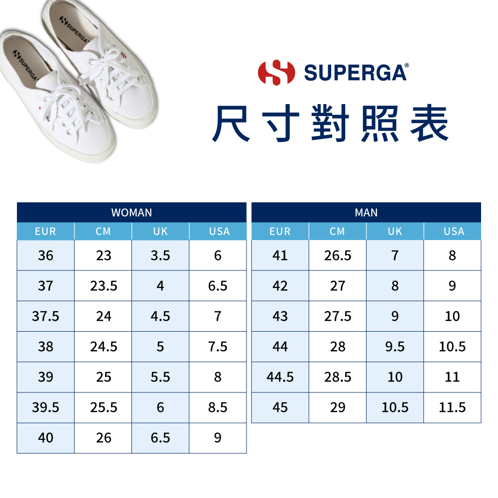 尺寸對照表