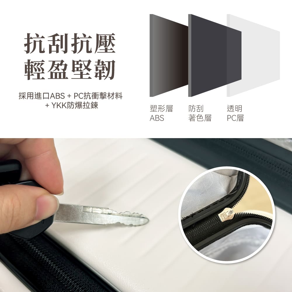 採用進口ABSPC抗衝擊材料