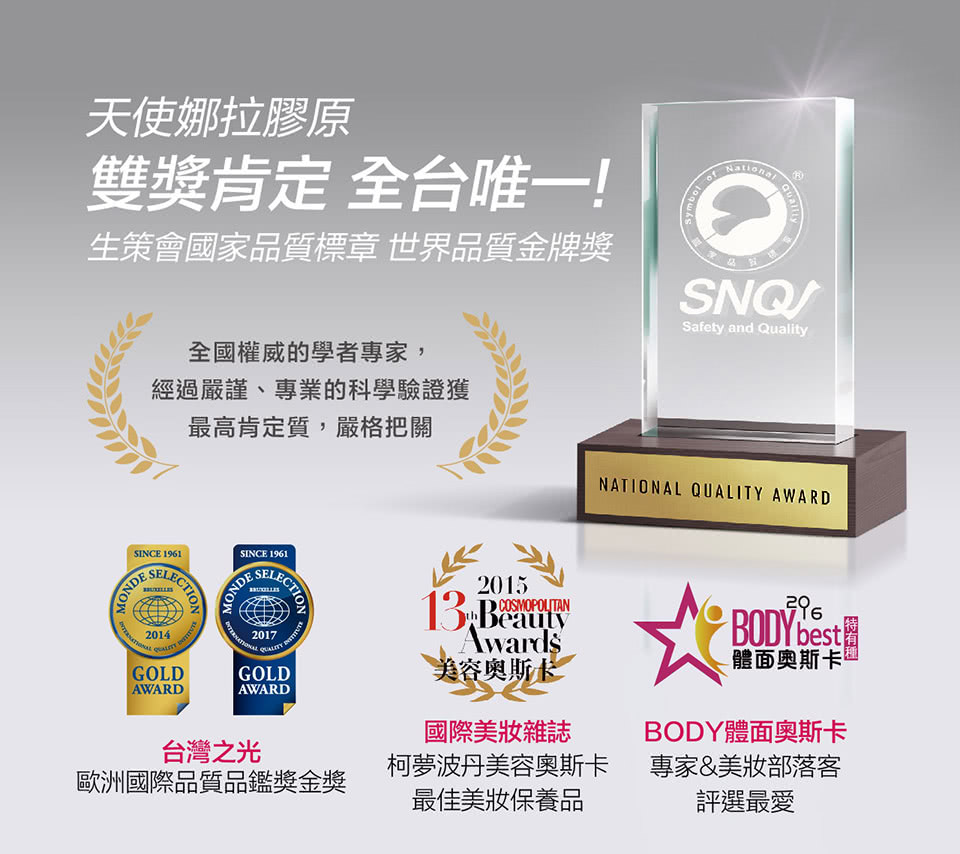 生策會國家品質標章 世界品質金牌獎
