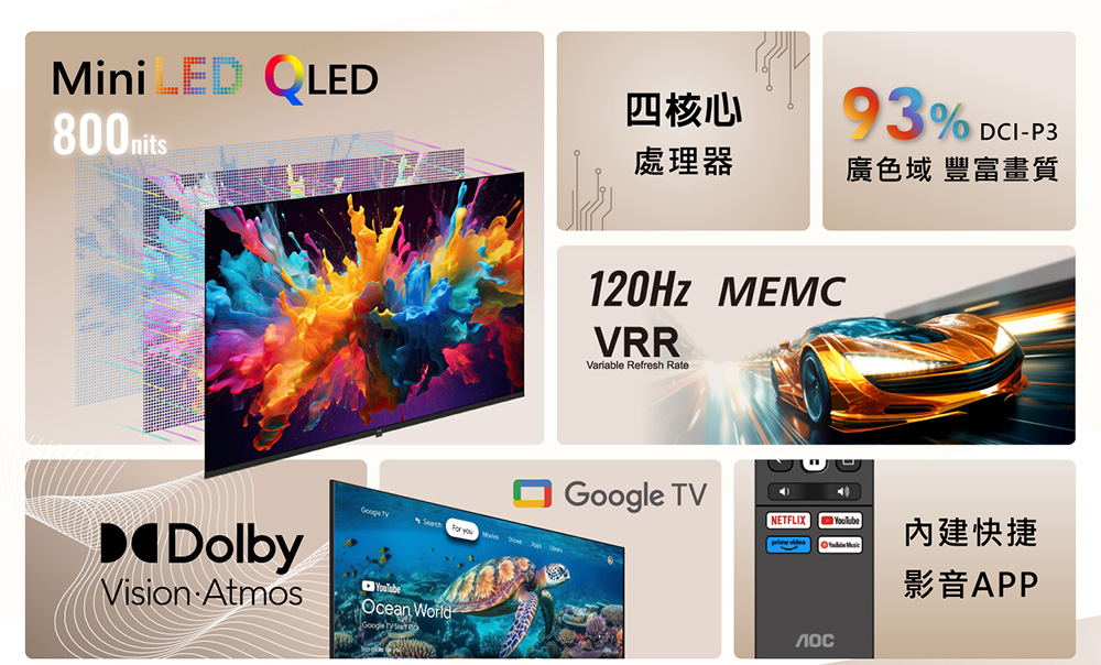 AOC 55U9340 - 詳情8