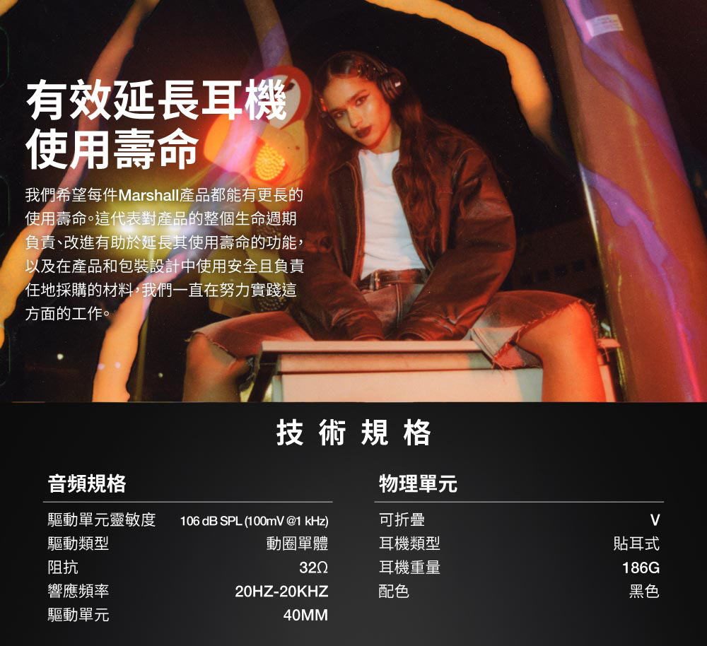 驅動單元靈敏度 106 dB SPL 100mV 1kHz