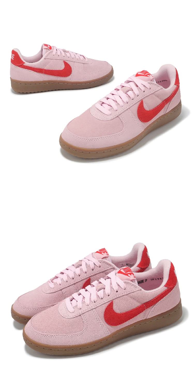 NIKE 耐吉】休閒鞋Wmns Field General 女鞋粉紅麂皮復古(IF1743-602