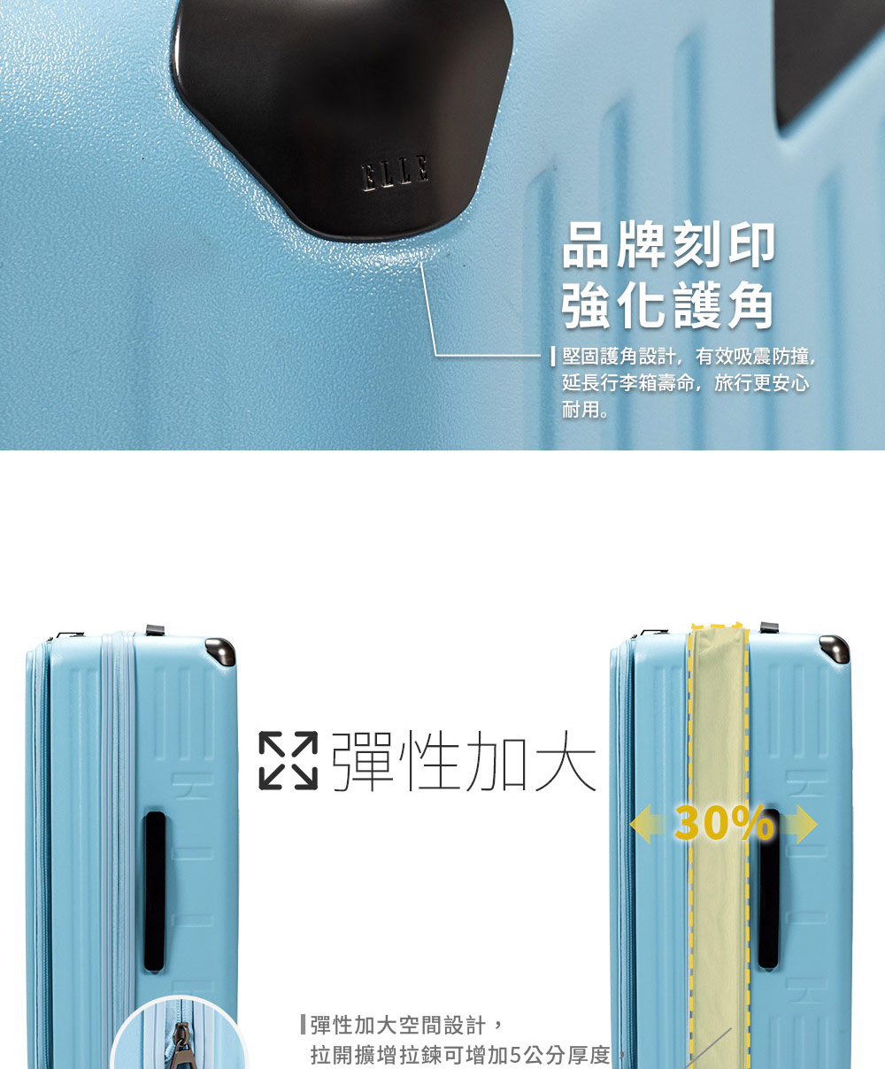 堅固護角設計,有效吸震防撞,